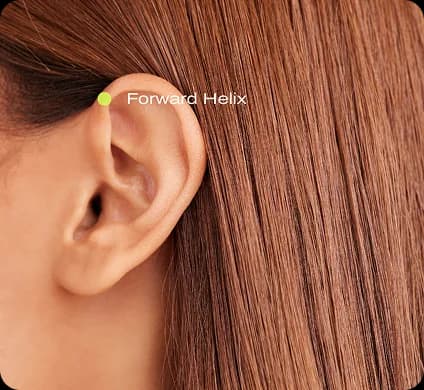 Forward Helix Piercing