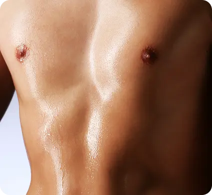 Chest + Abdomen (Wax or Sugaring)